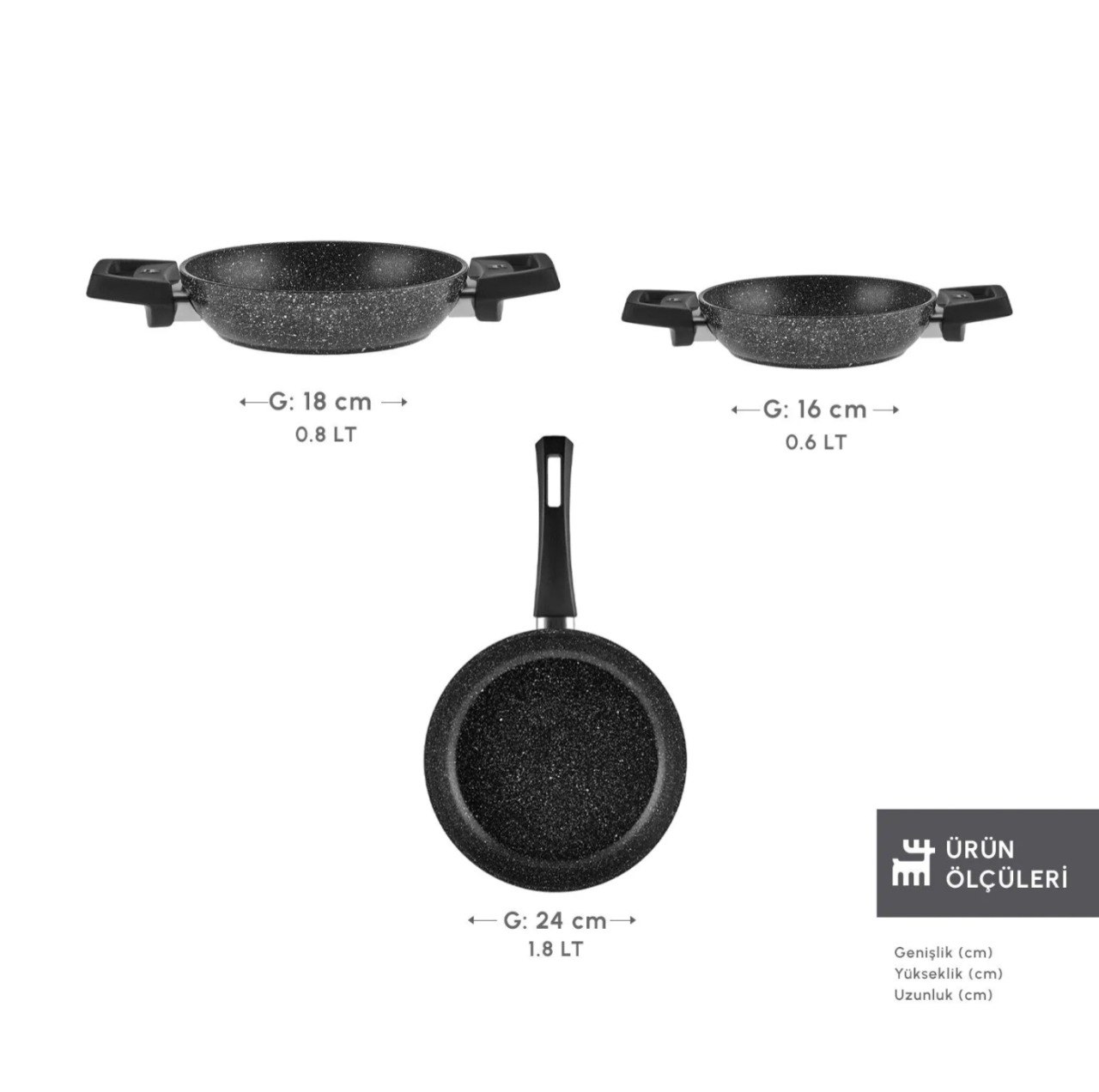 Karaca Stream Bone Saturn 24 Parça 6 Kişilik Yemek Takımı Platin